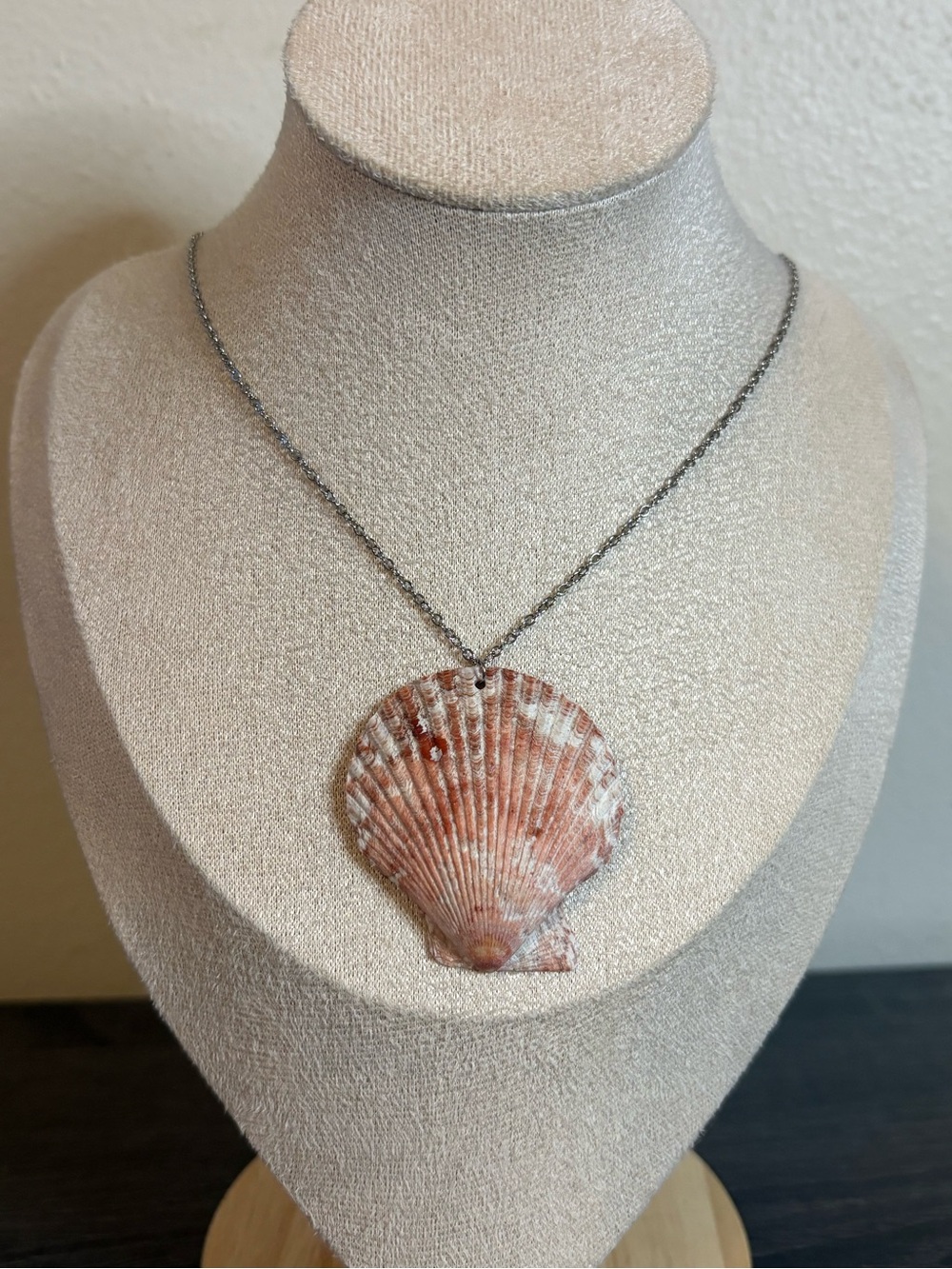 Handmade Silver Seashell Necklace | Waterproof & Tarnish Resistant